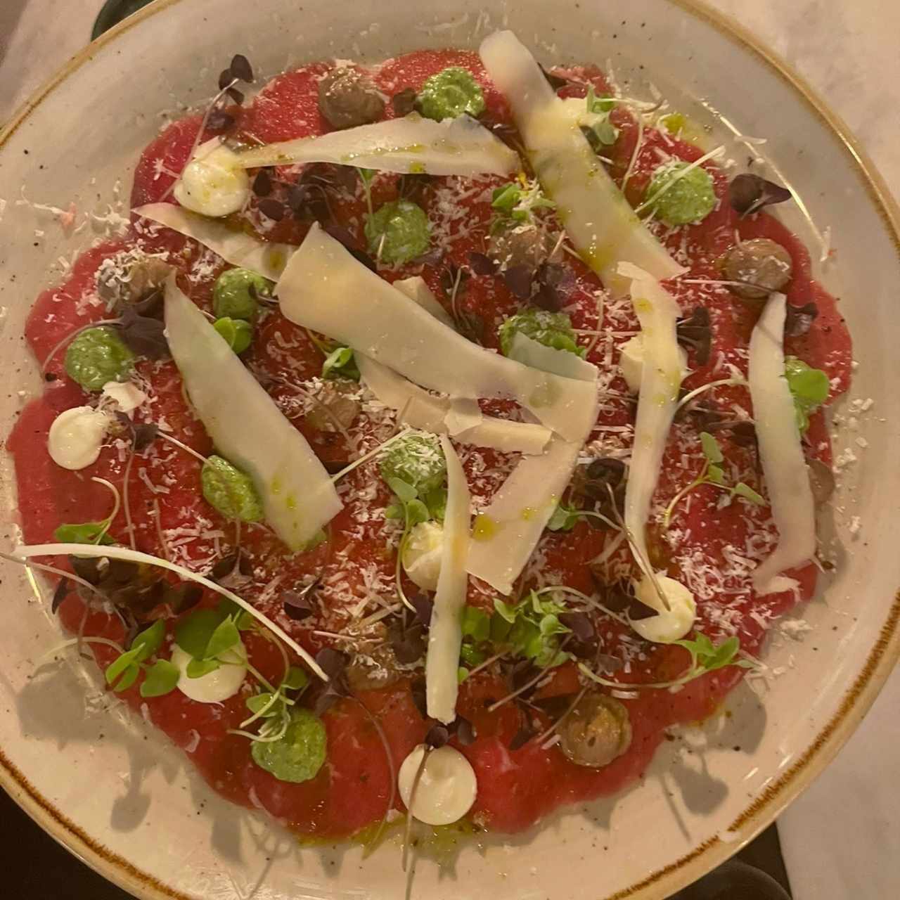 Para Compartir - Carpaccio di Manzo