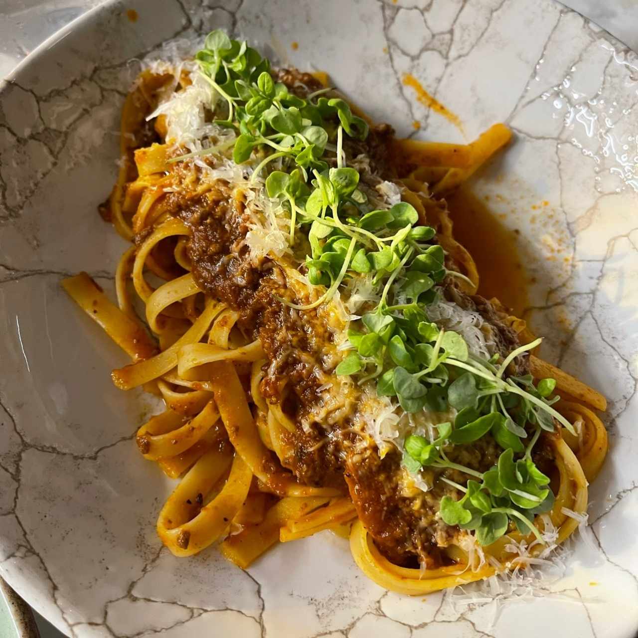 Linguine al Ragú della Nonna