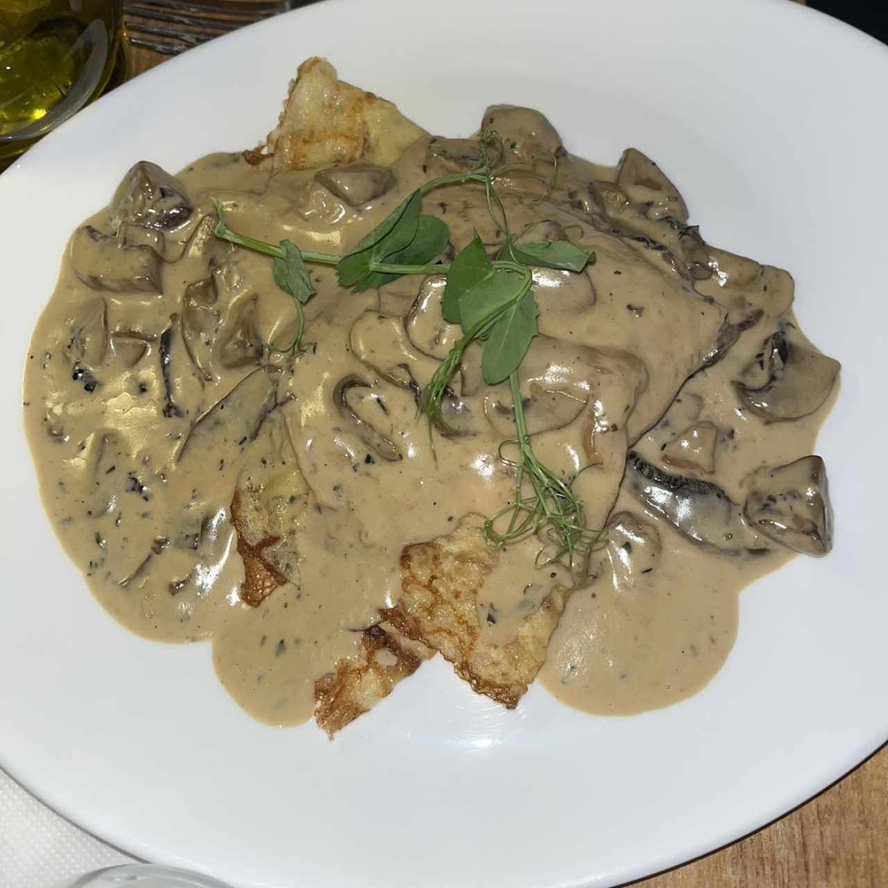 Crepes Salées - champignons