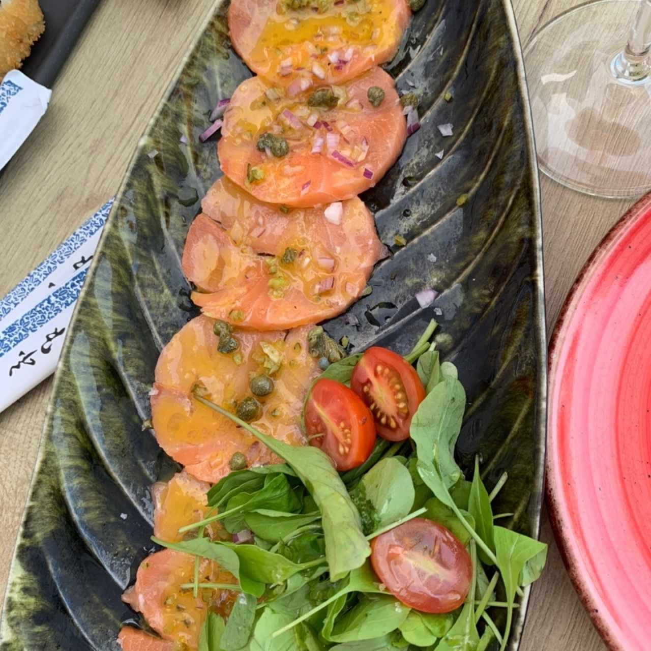 Carpaccio de salmon