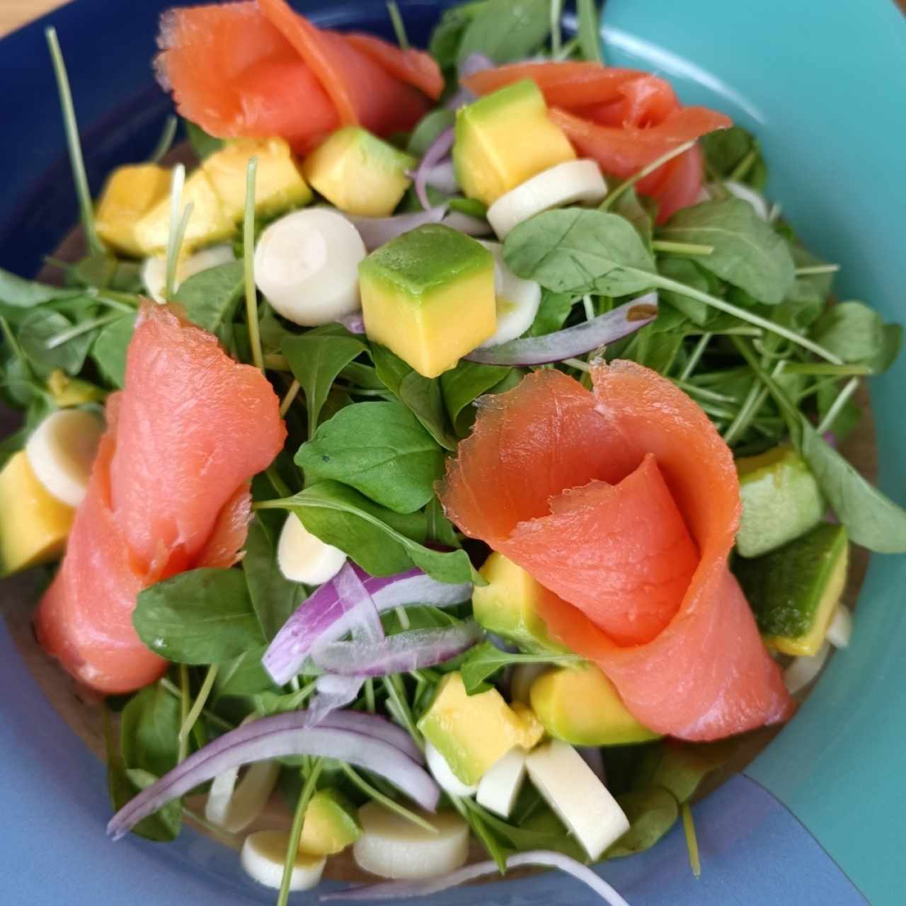 ensalada de salmón 