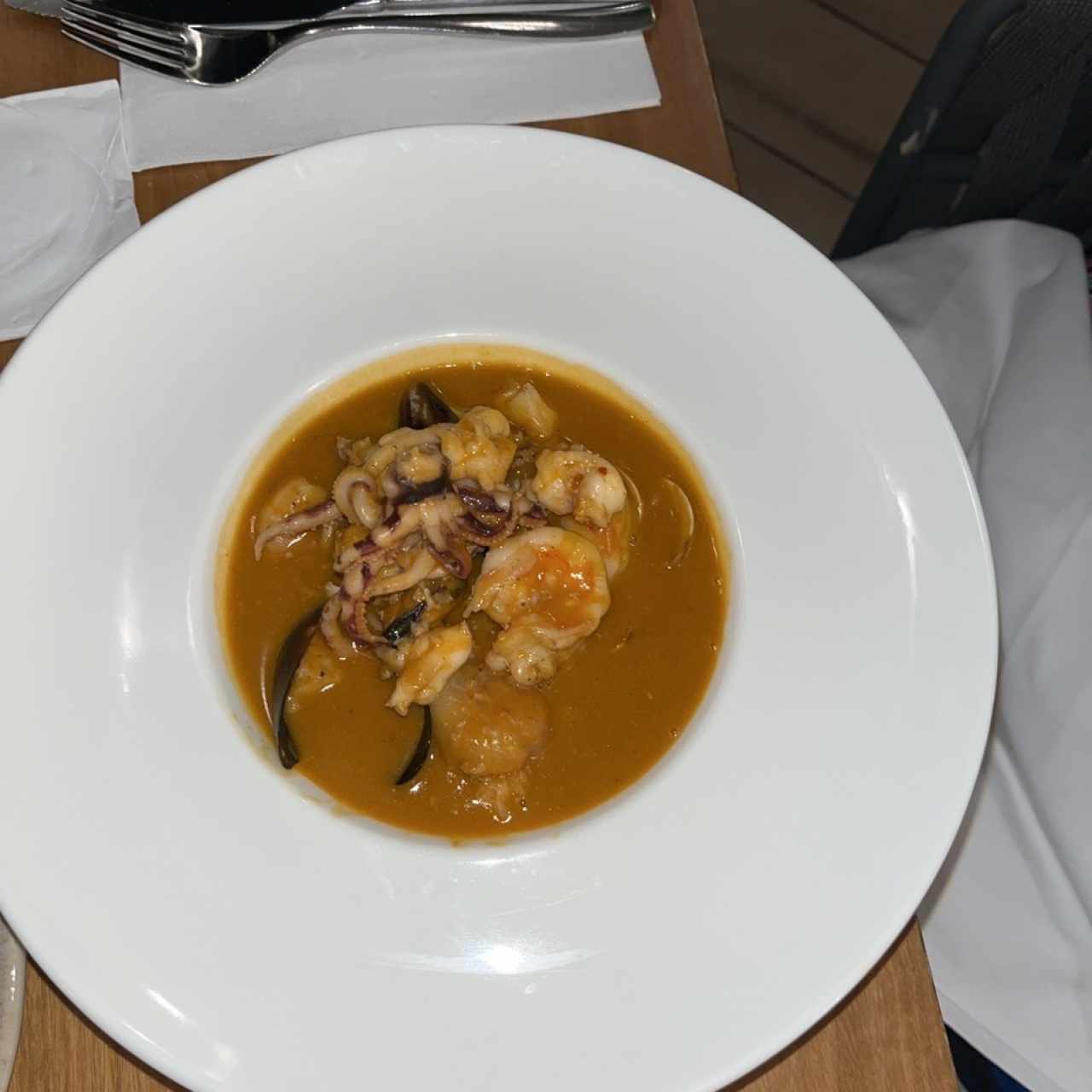 Bisque de mariscos 