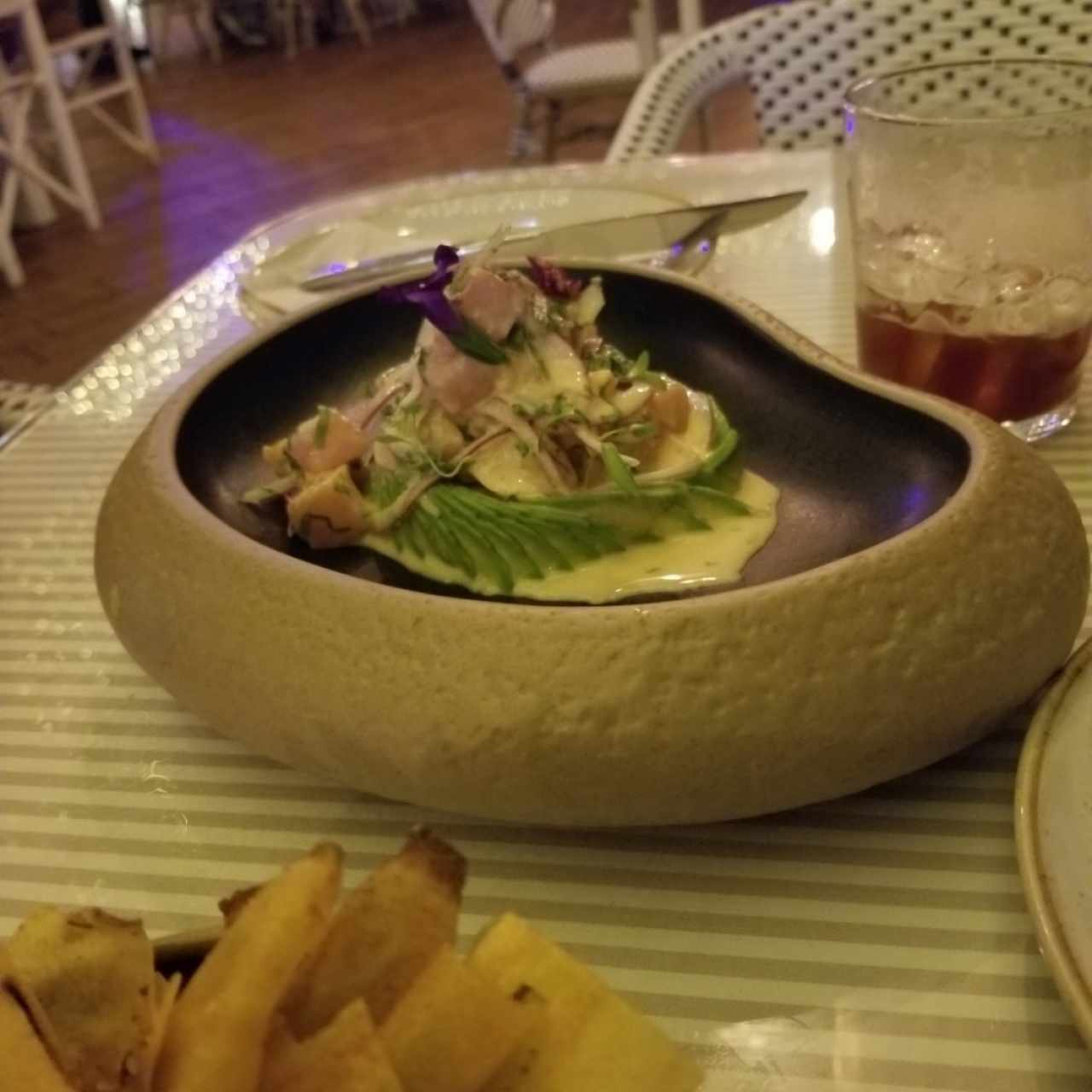 ceviche de salmón 