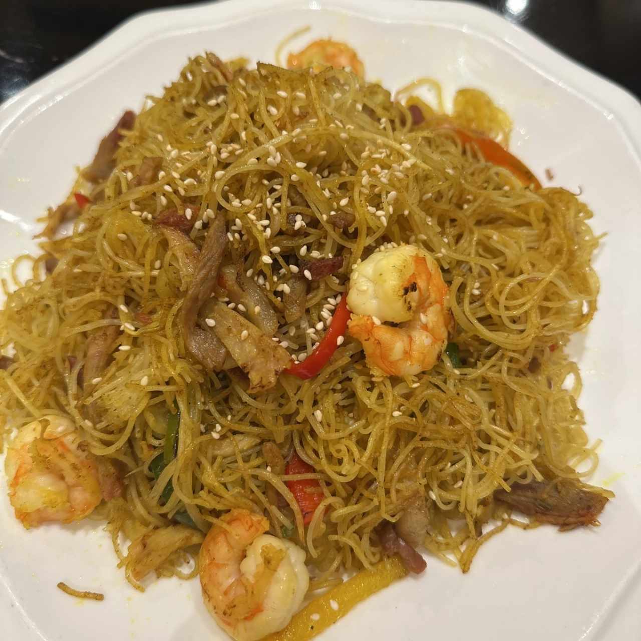 Fideos de Arroz estilo Singapor