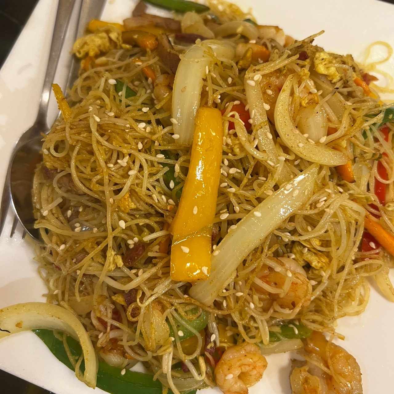 Fideos de Arroz estilo Singapor