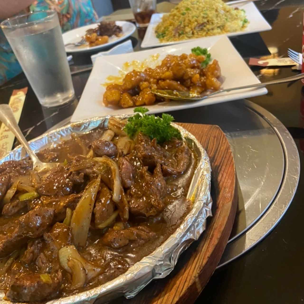 Carne en Tiritas en Salsa de Pimienta Negra