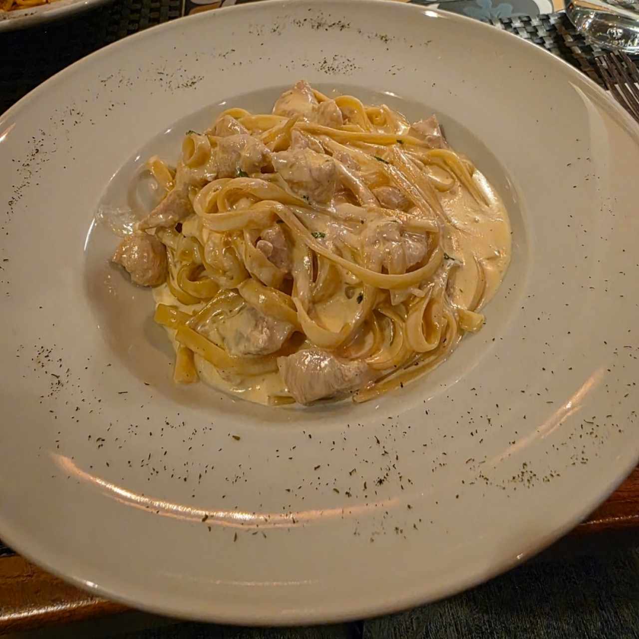 Pasta de pollo