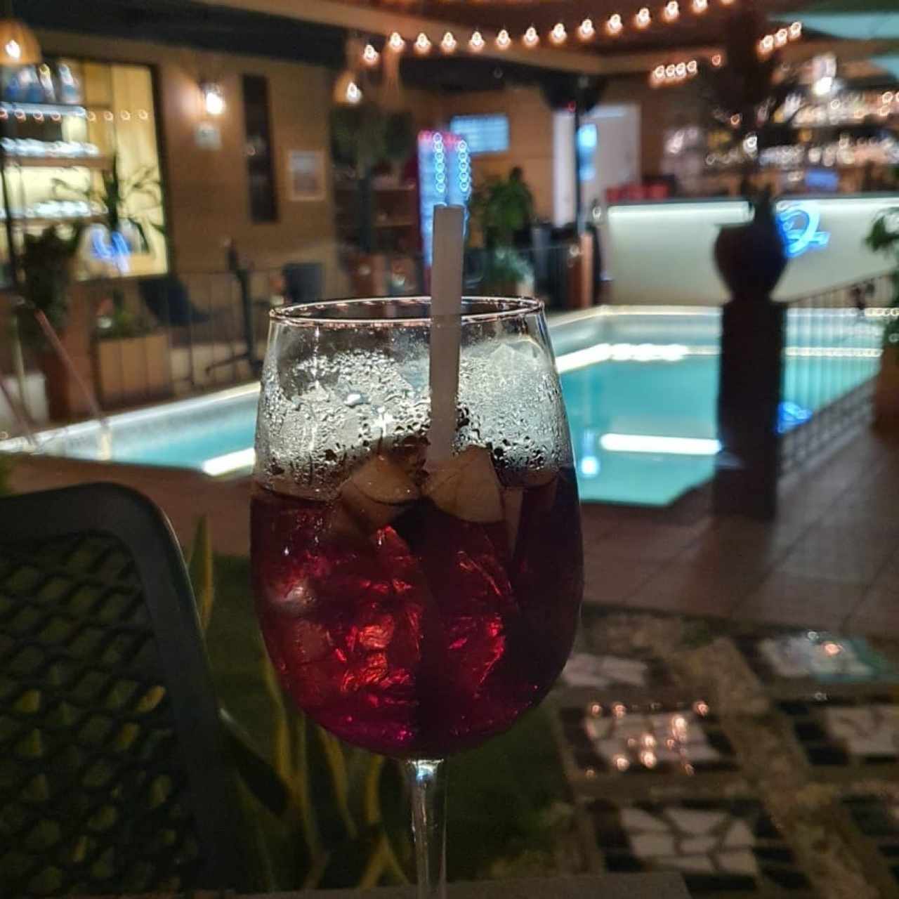 Sangria en la terraza