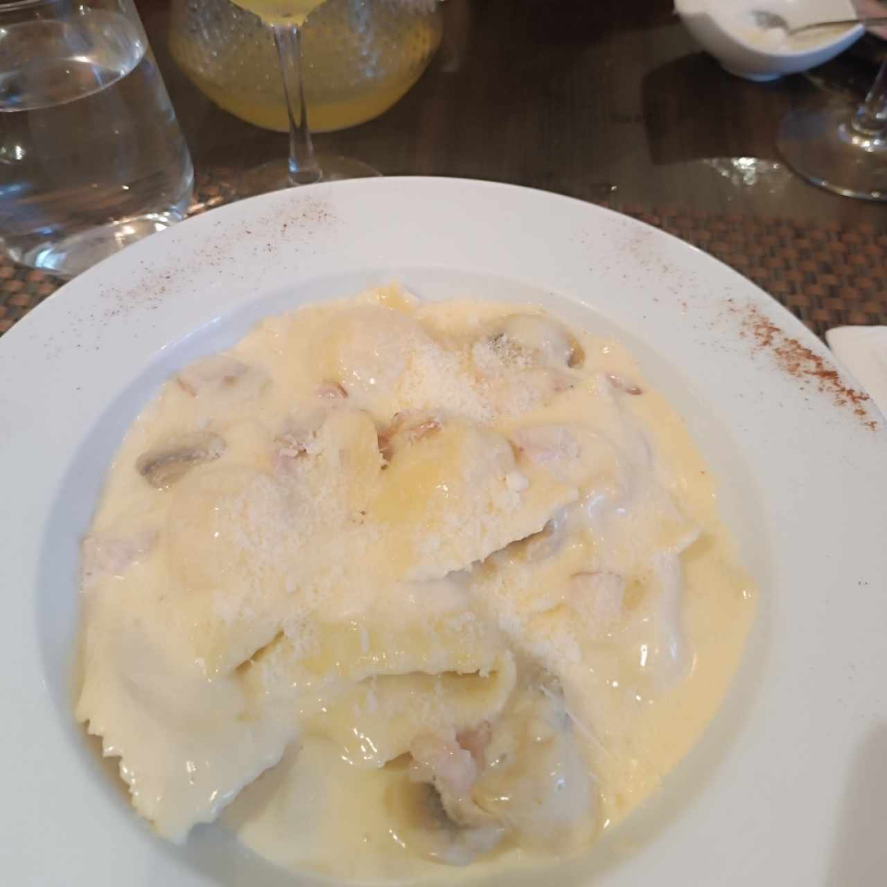 Raviolis de pollo