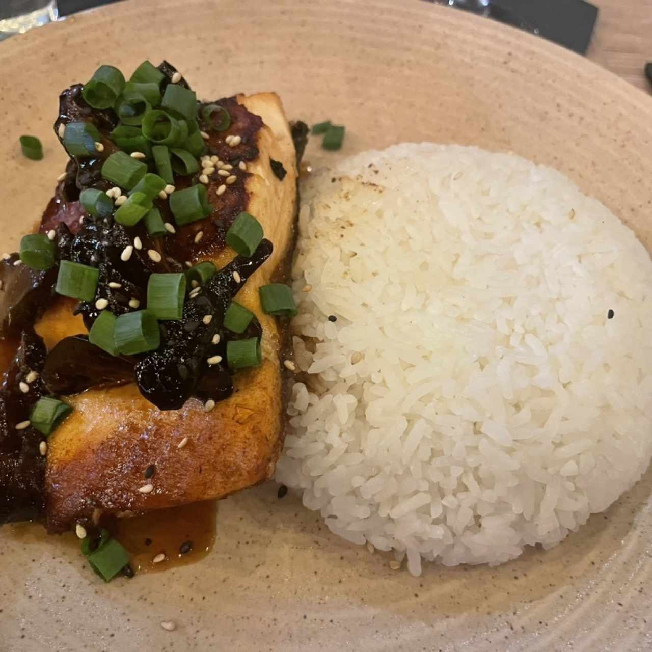 PLATOS FUERTES - SALMÓN TERIYAKI