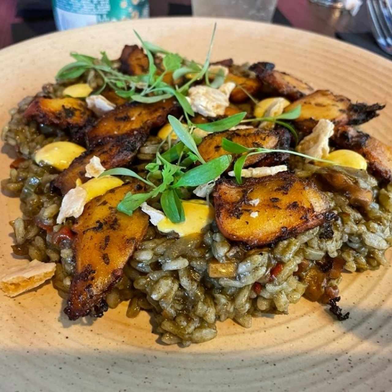 Risotto de Pulpo y Coco Negeo