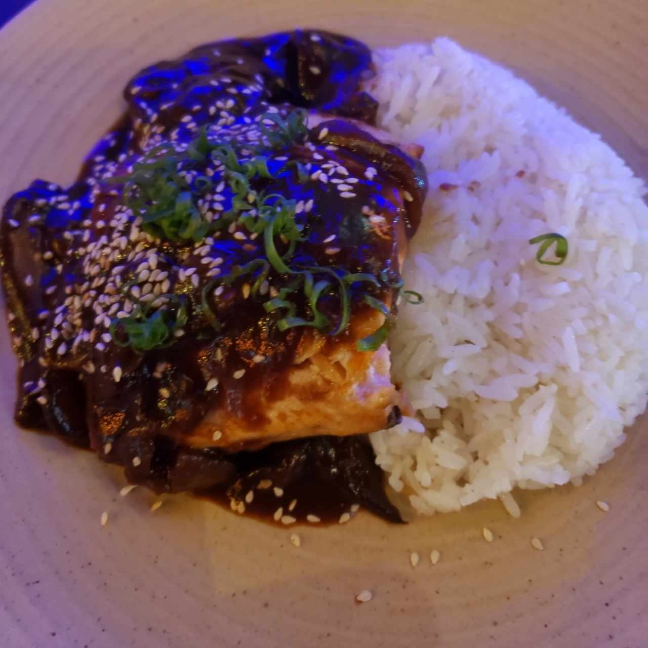 Salmón Teriyaki