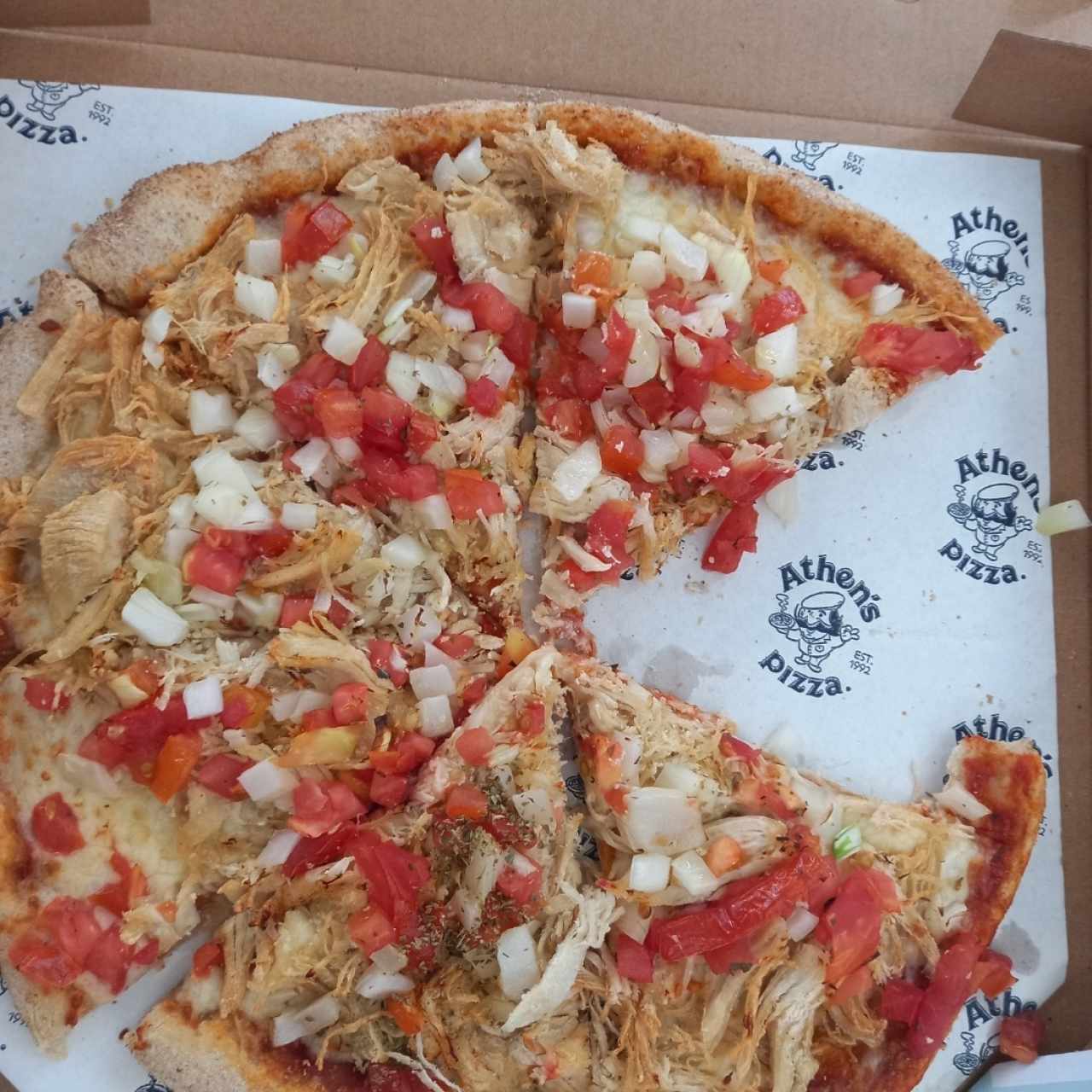 pizza de pollo