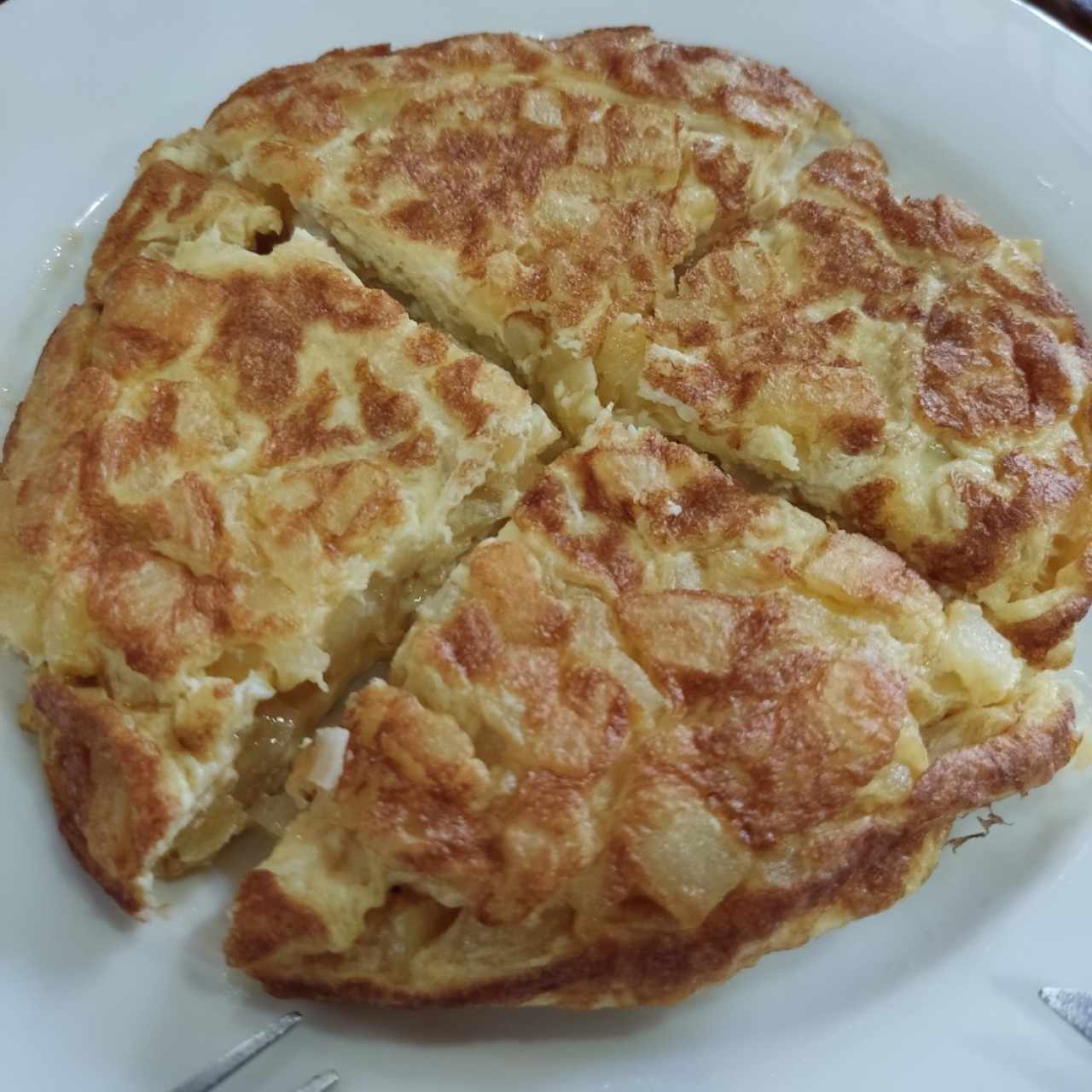 ración de tortilla española 