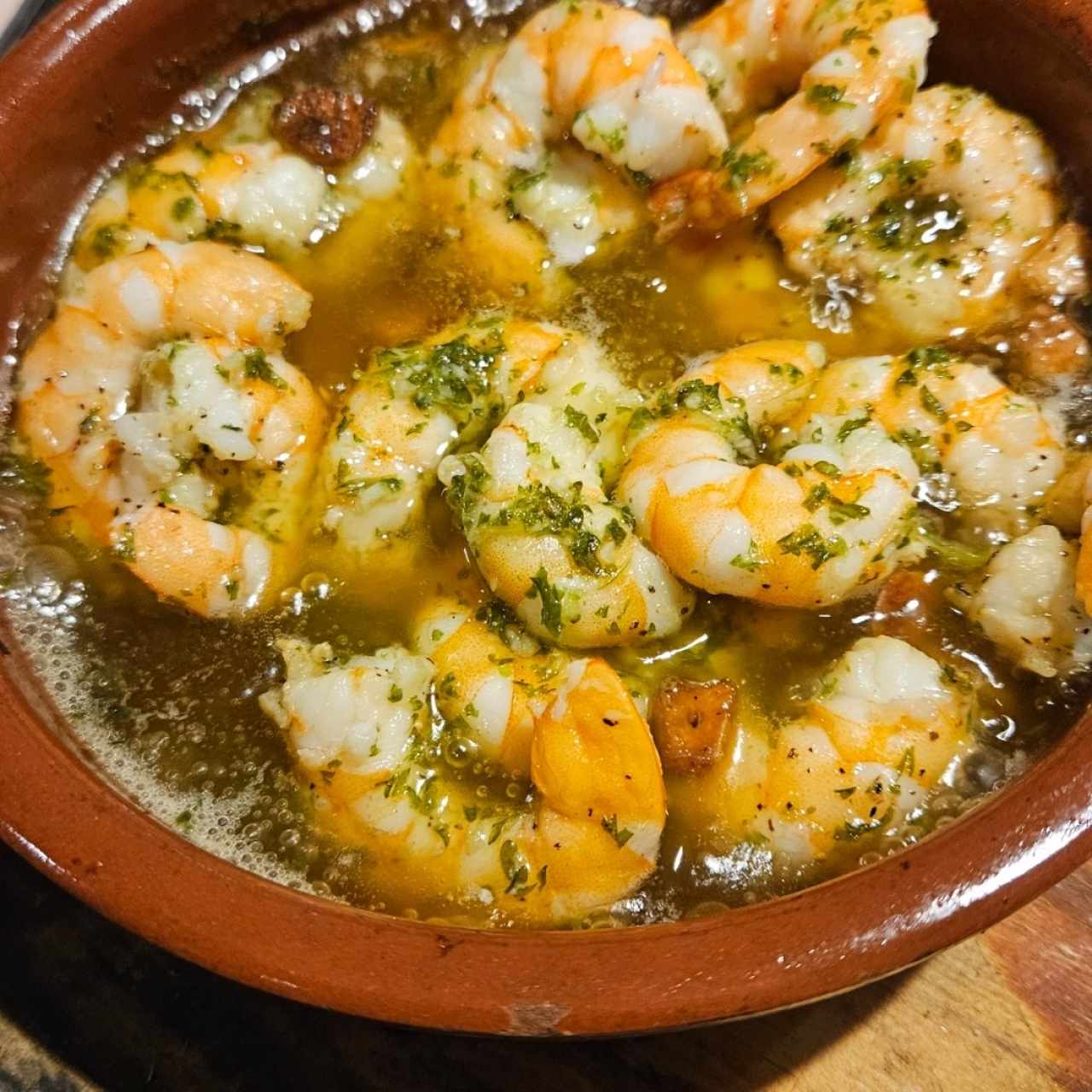 Mariscos - Gambas al ajillo