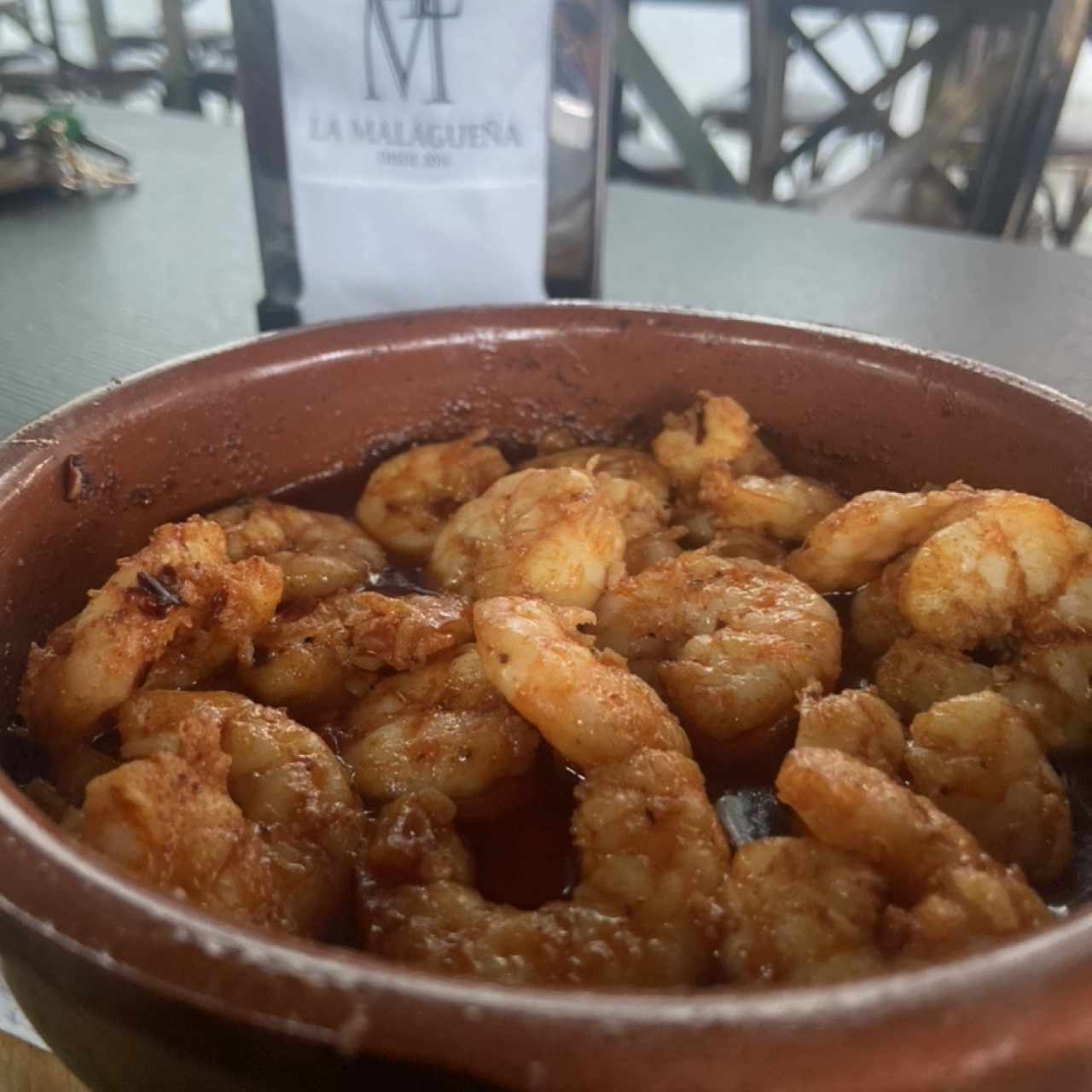 Mariscos - Gambas al pipil