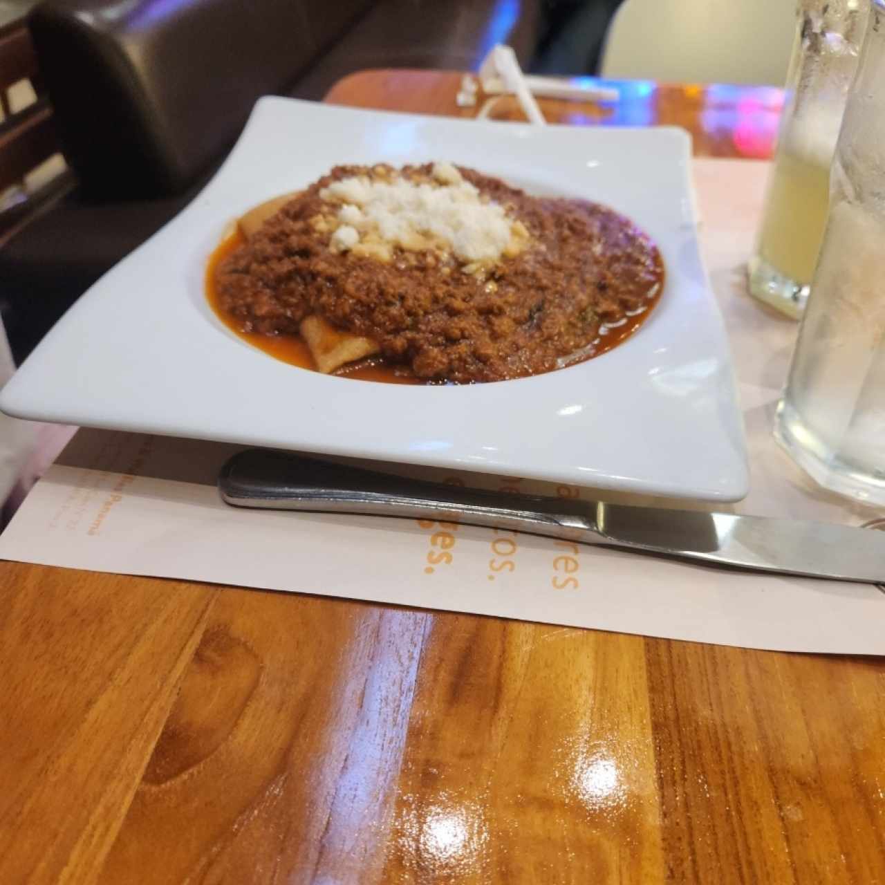 Crepes Bolognesa