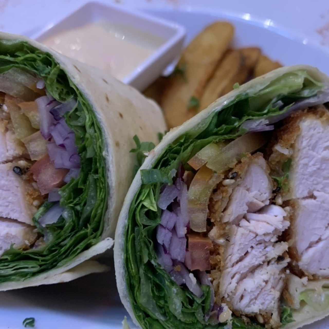 Wrap de Pollo Thai