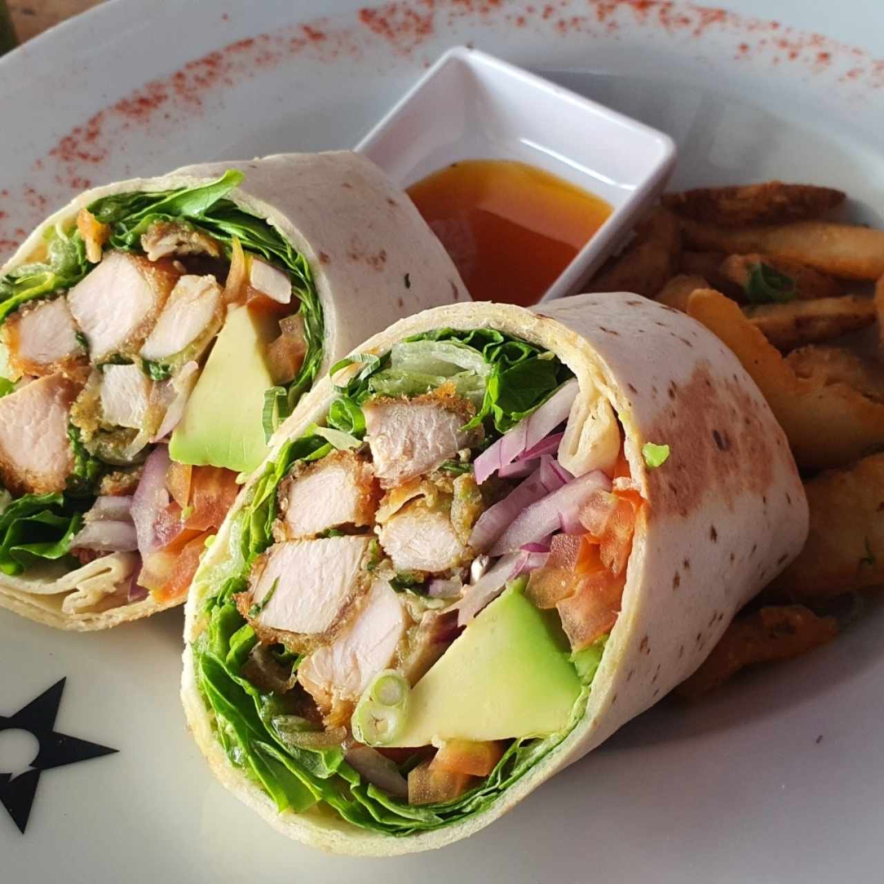 Wrap de Pollo Thai