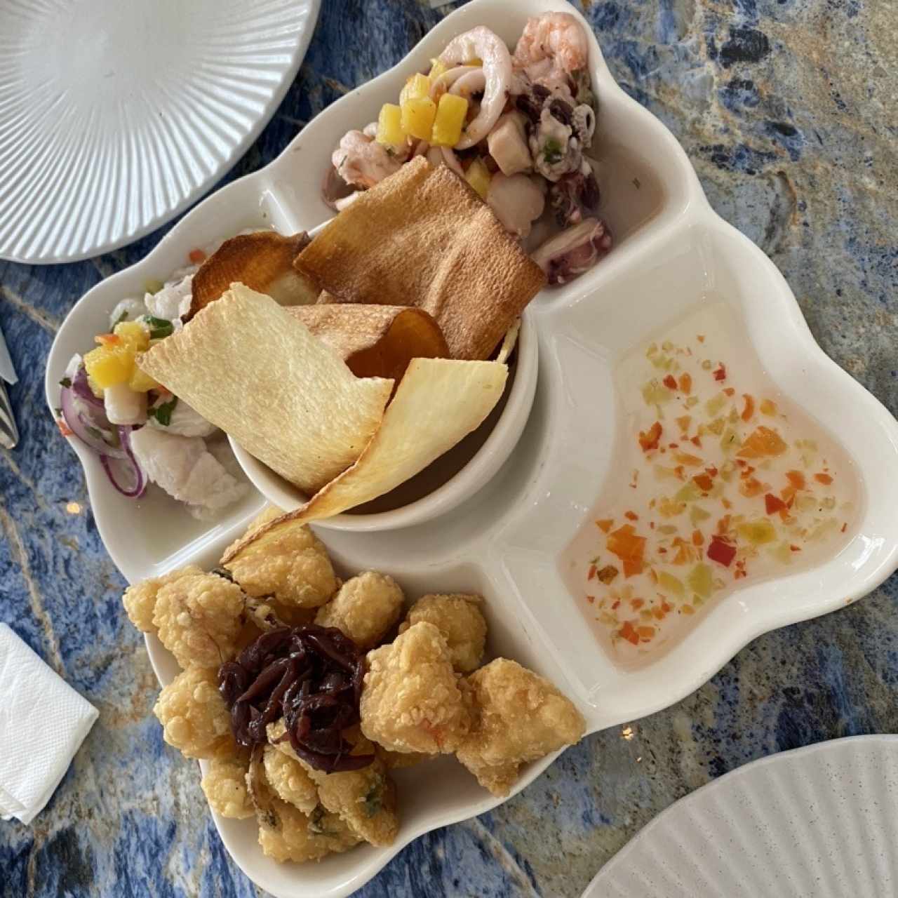 Trio de ceviche