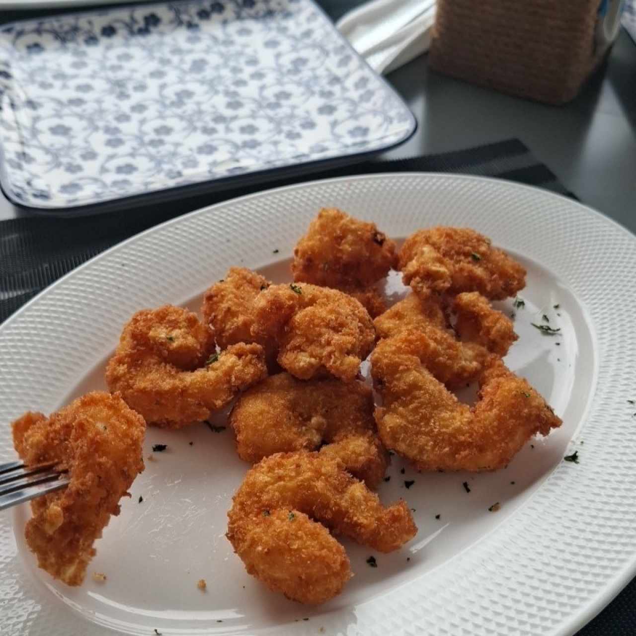 Camarones apanados