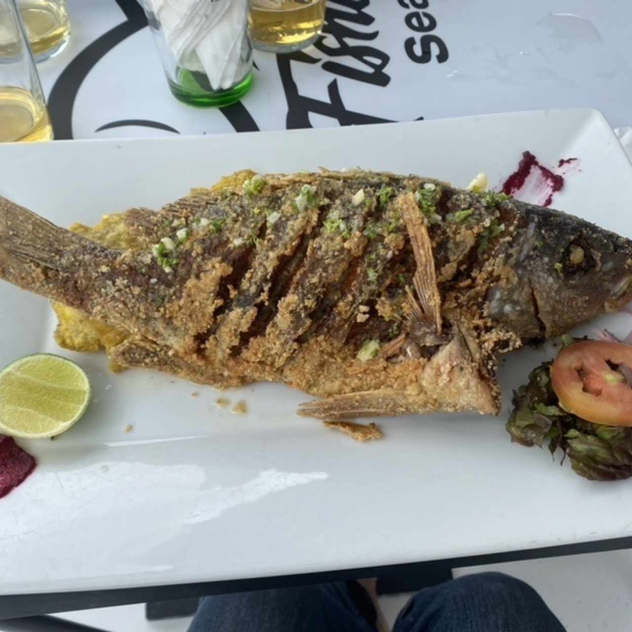 Pargo frito