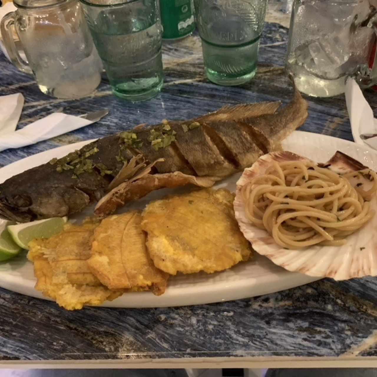 Pescado Entero - Pargo Rojo Frito