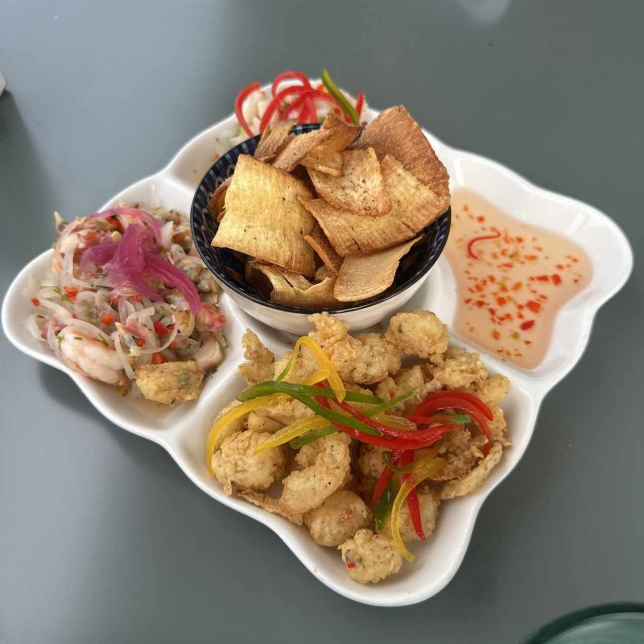 Trio de ceviche