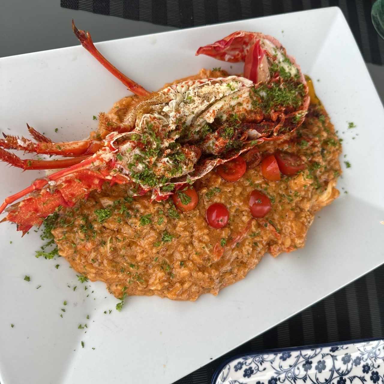 Risotto de langosta 