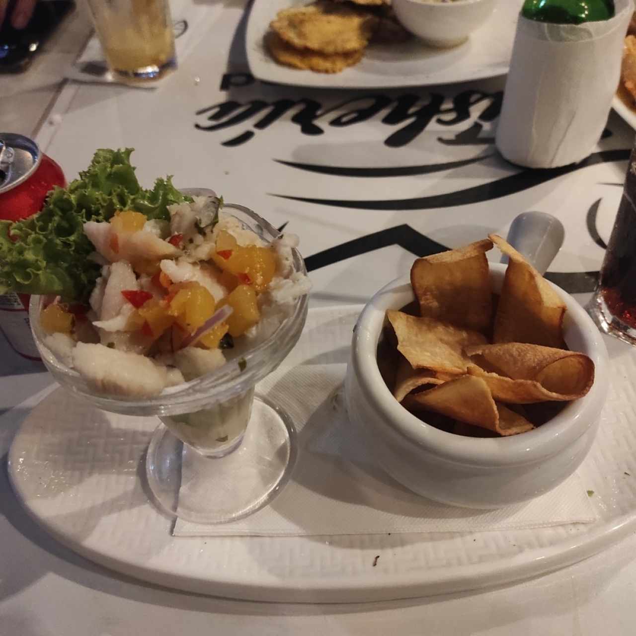 Entradas - Ceviche de corvina