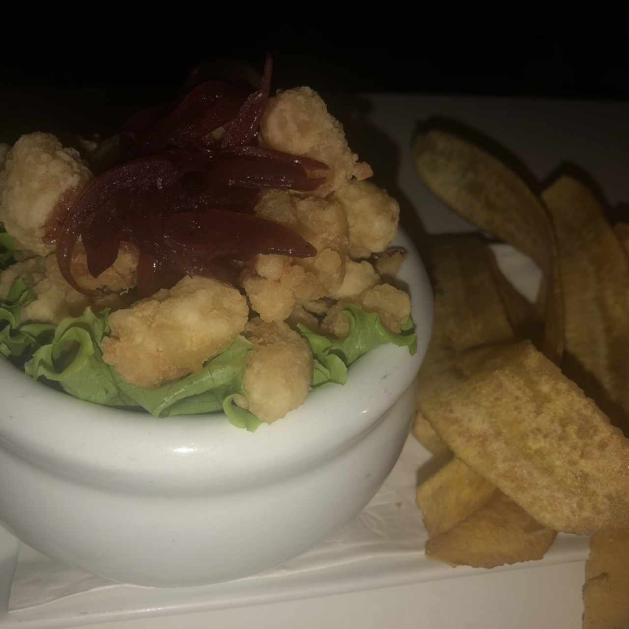 Entradas - Ceviche frito