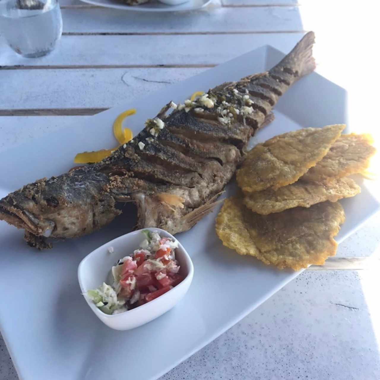 Pescado Frito al Grill o al Ajillo