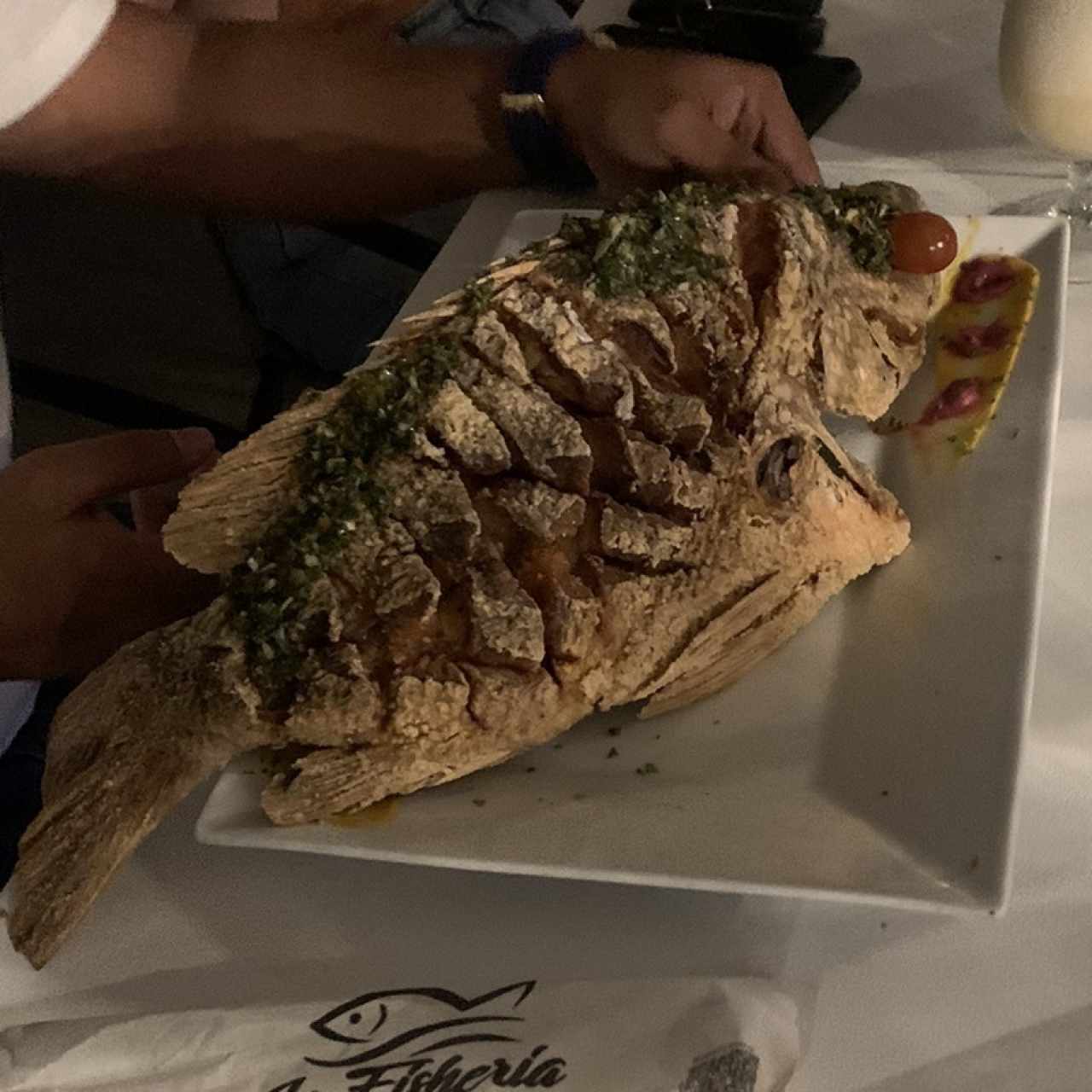 Pargo Mediano con patacones