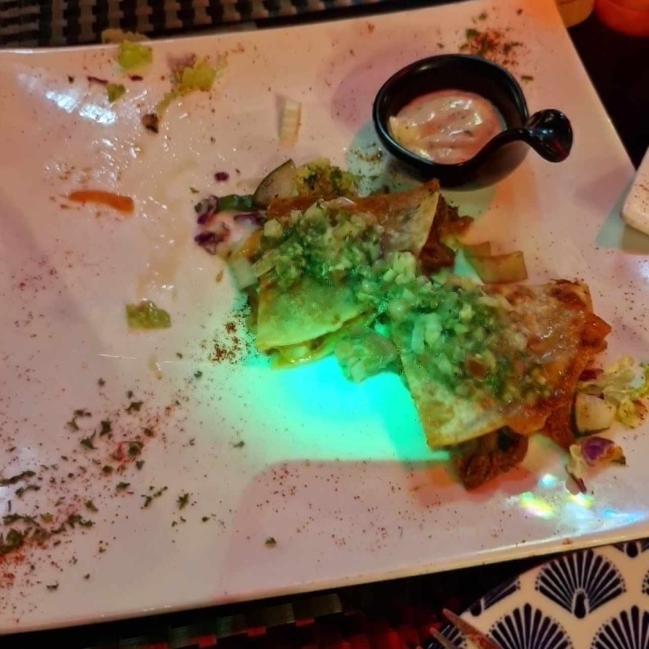 quesadillas de ropa vieja