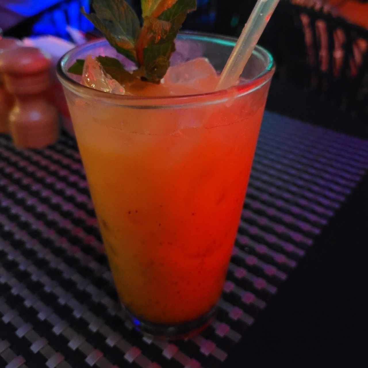 Mojito de maracuyá.