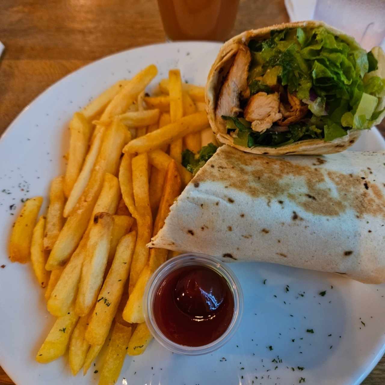 Wrap de Pollo a la Parrilla