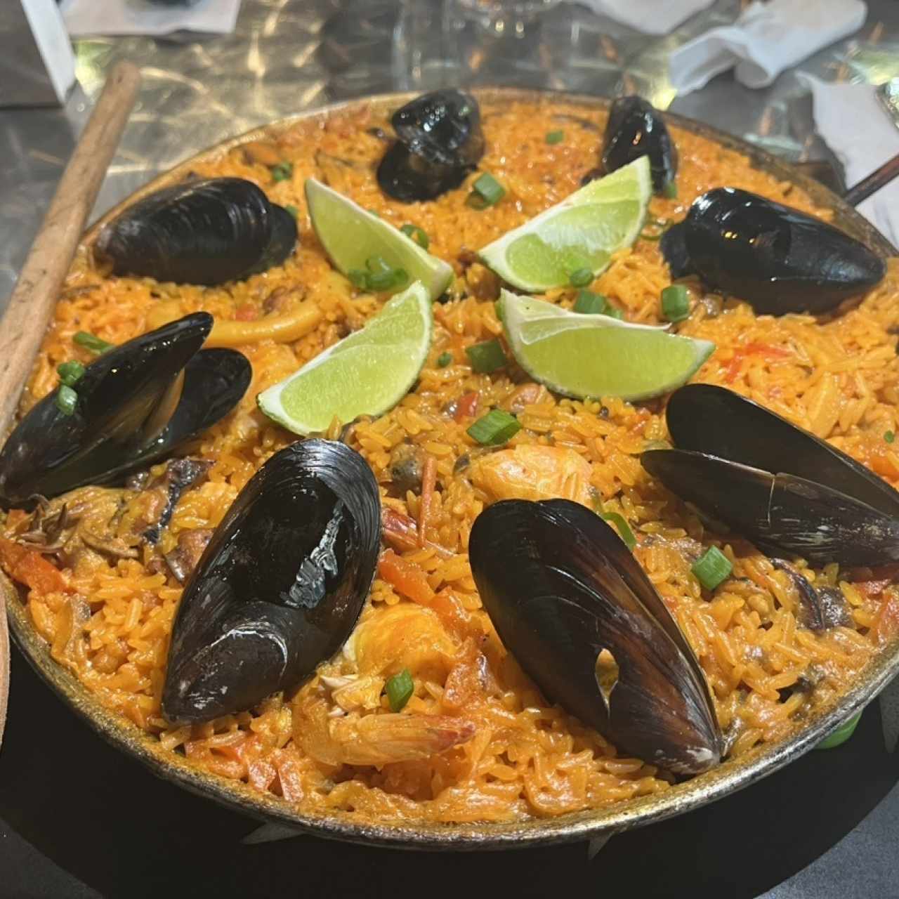 Paella de mariscos 