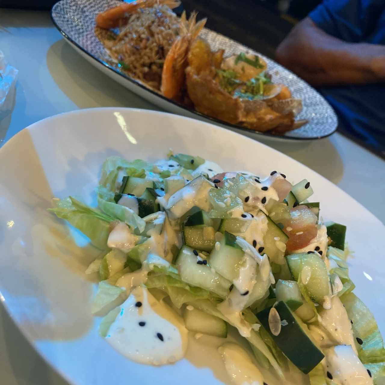 Arroz Chaufa y Ensalada