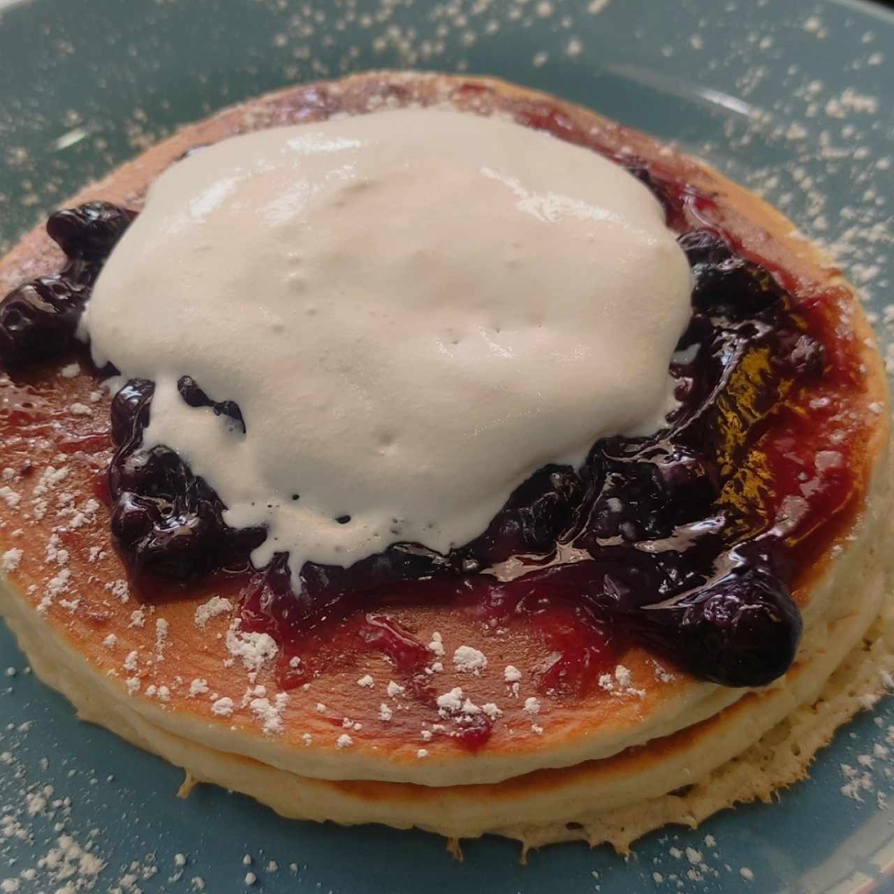 Pancakes de blueberry