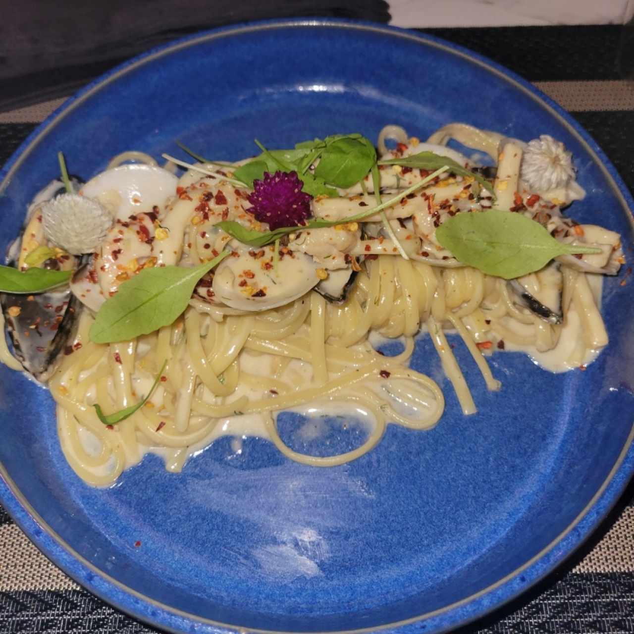 Pasta de Mariscos al Jerez