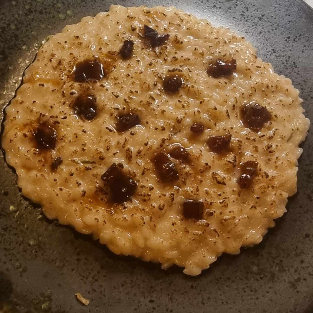 Risotto de quesos ahumados 