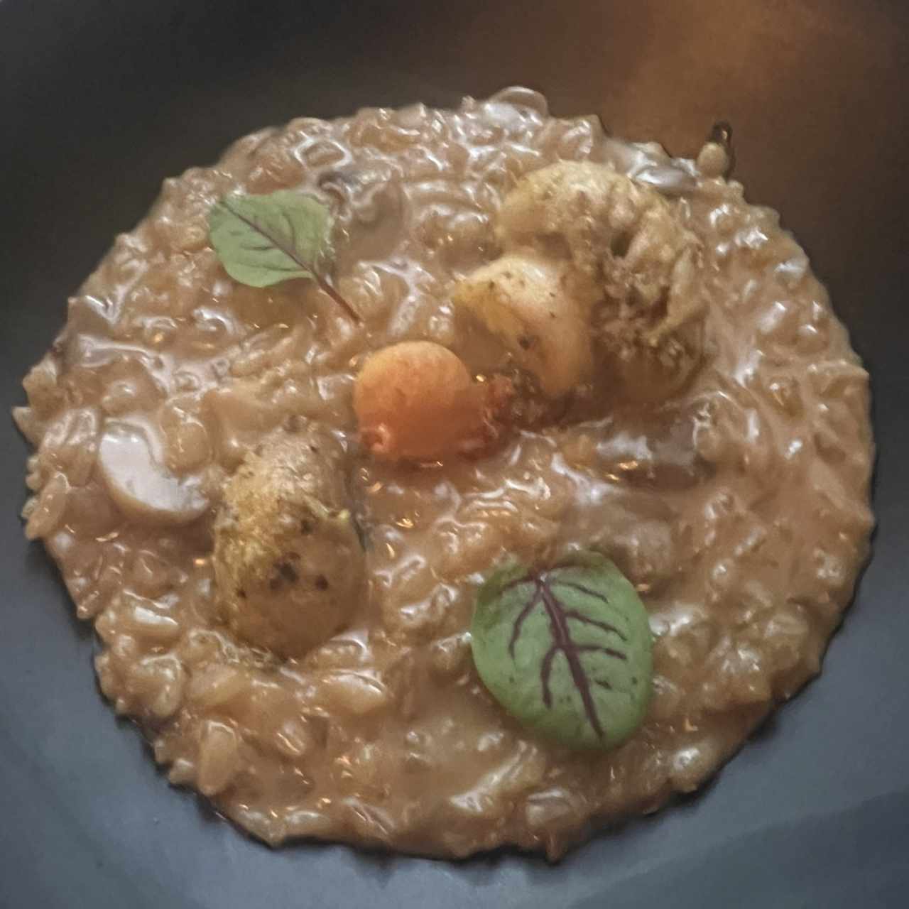 Side de Risotto de hongos y trufas crocantes