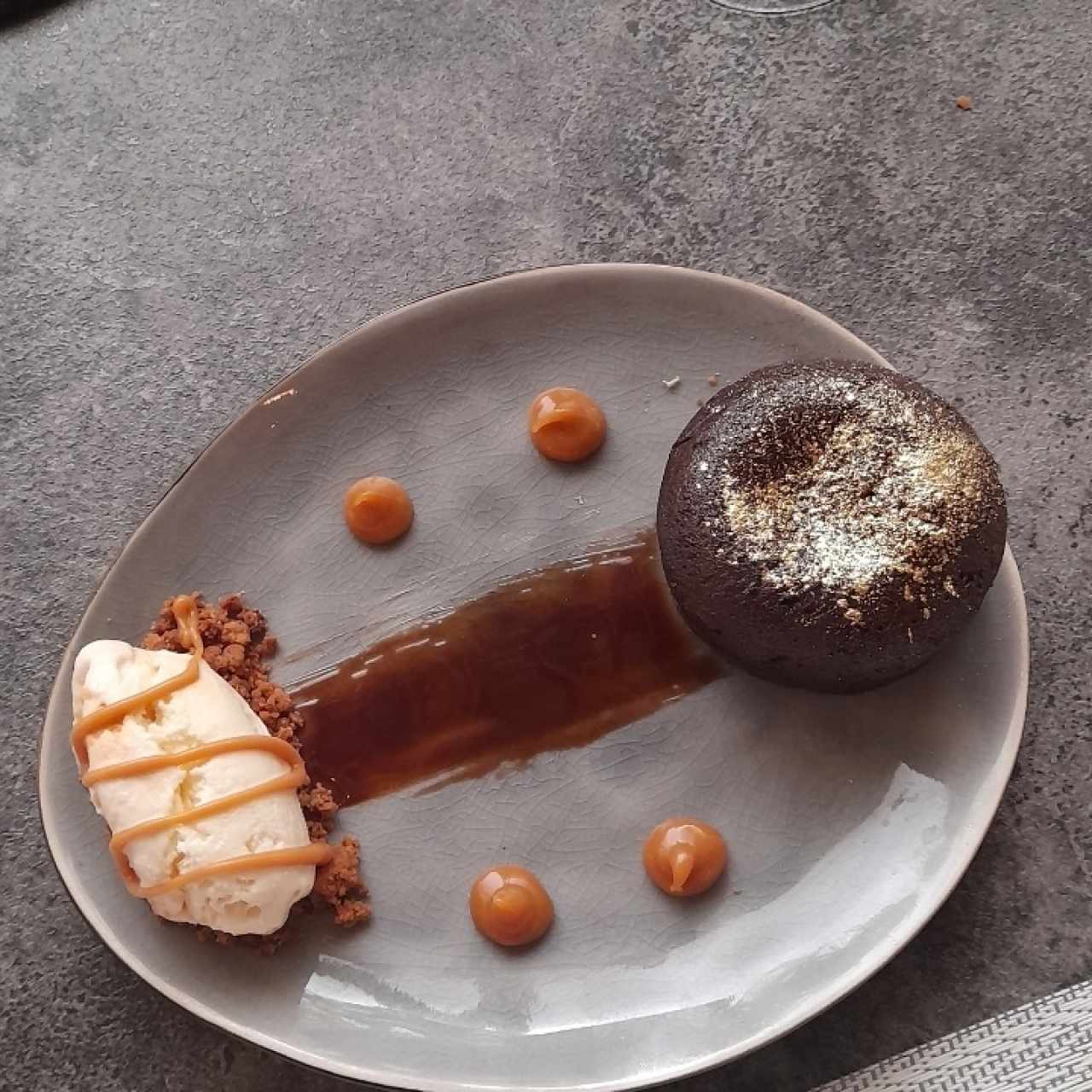 Postres - Fondant de chocolate