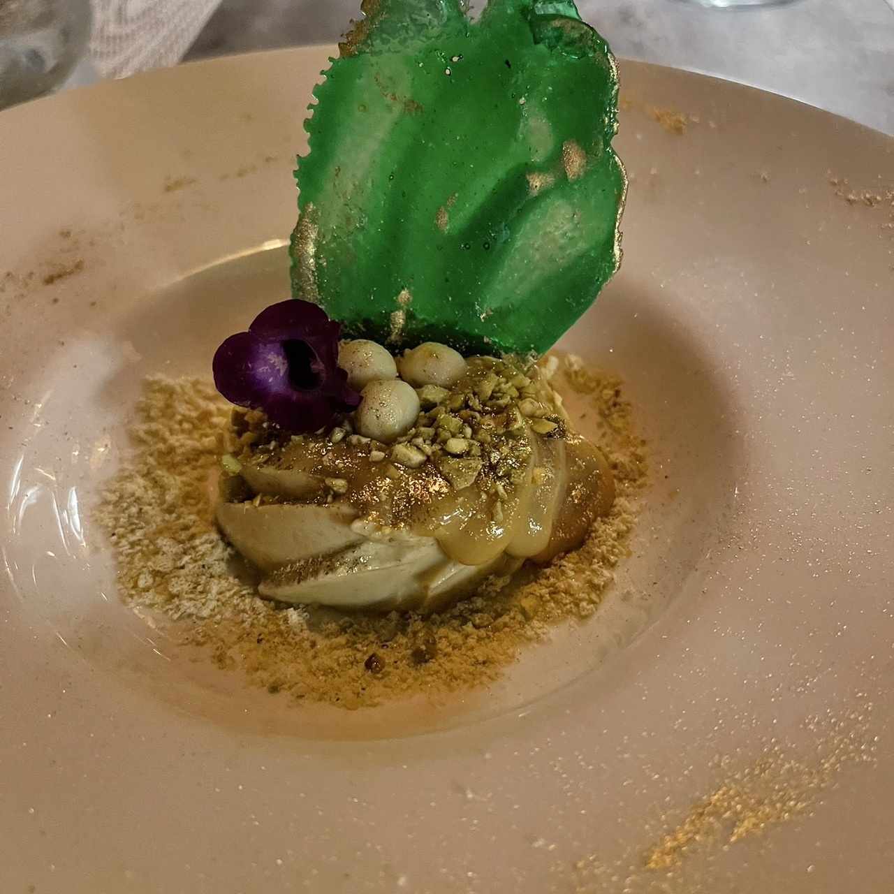 Panna cotta al pistacho