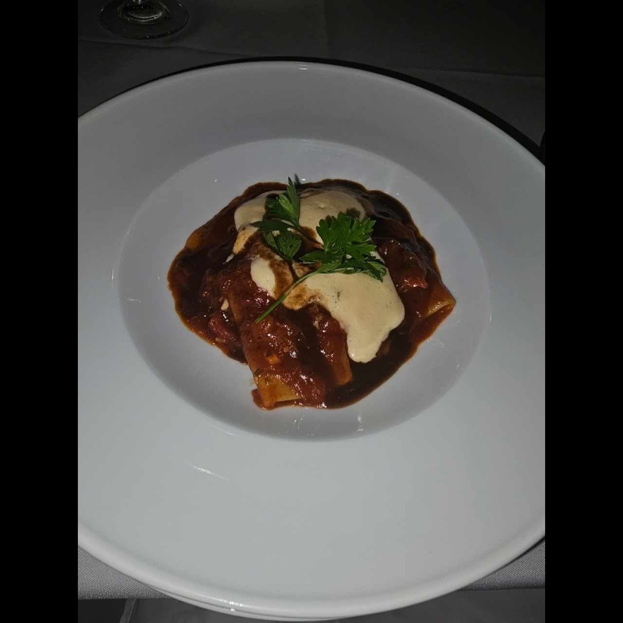 Rigatoni con Ragu de cordero