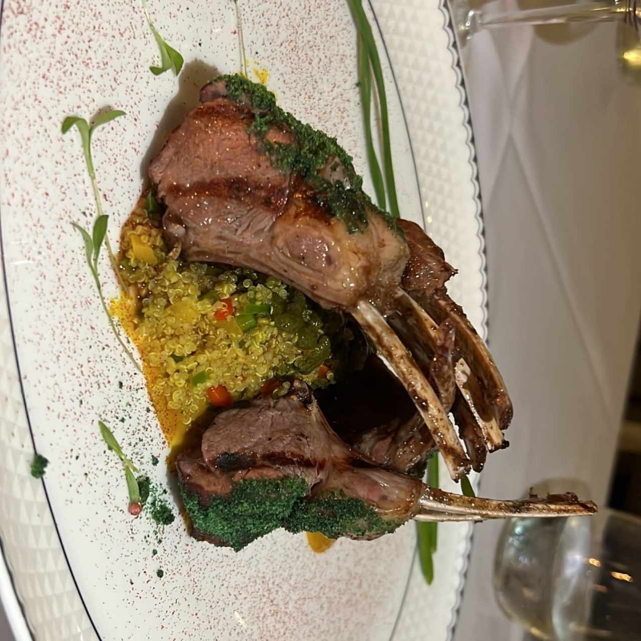 Lamb Rack a la brasa