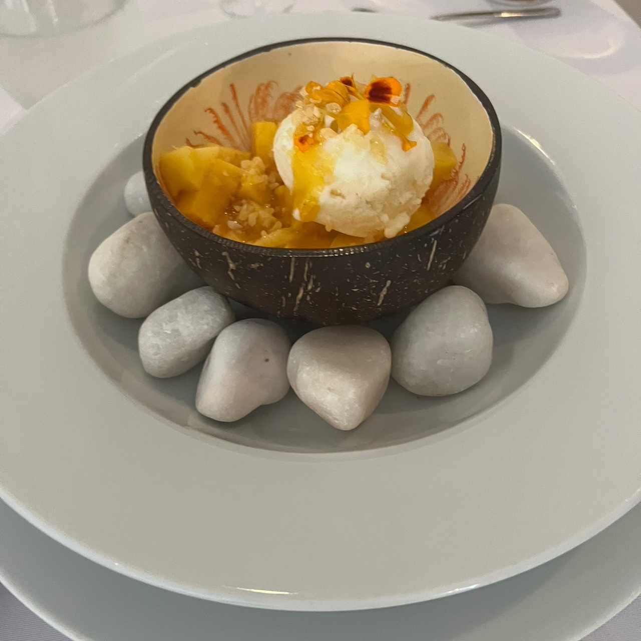 Helado de mango