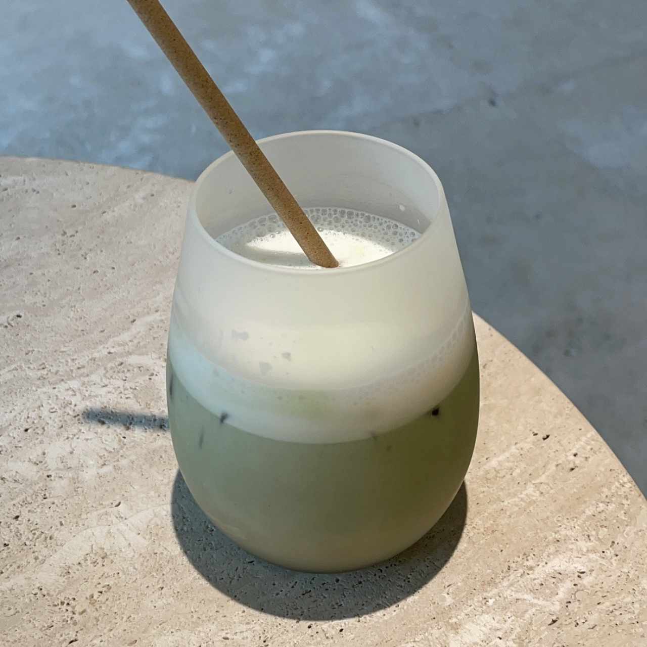 Ice Matcha con leche de soya 