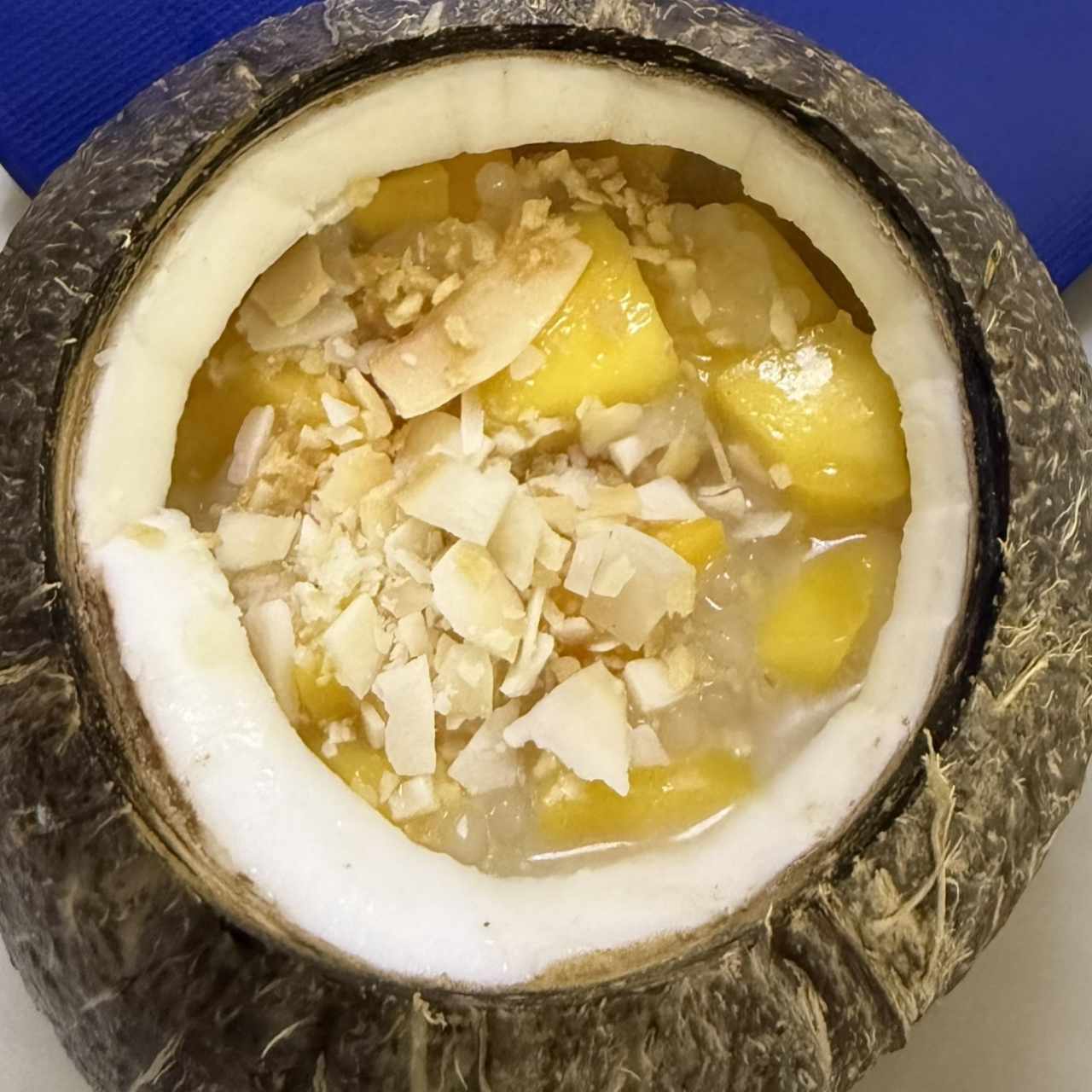 Gelatina de coco mango sago