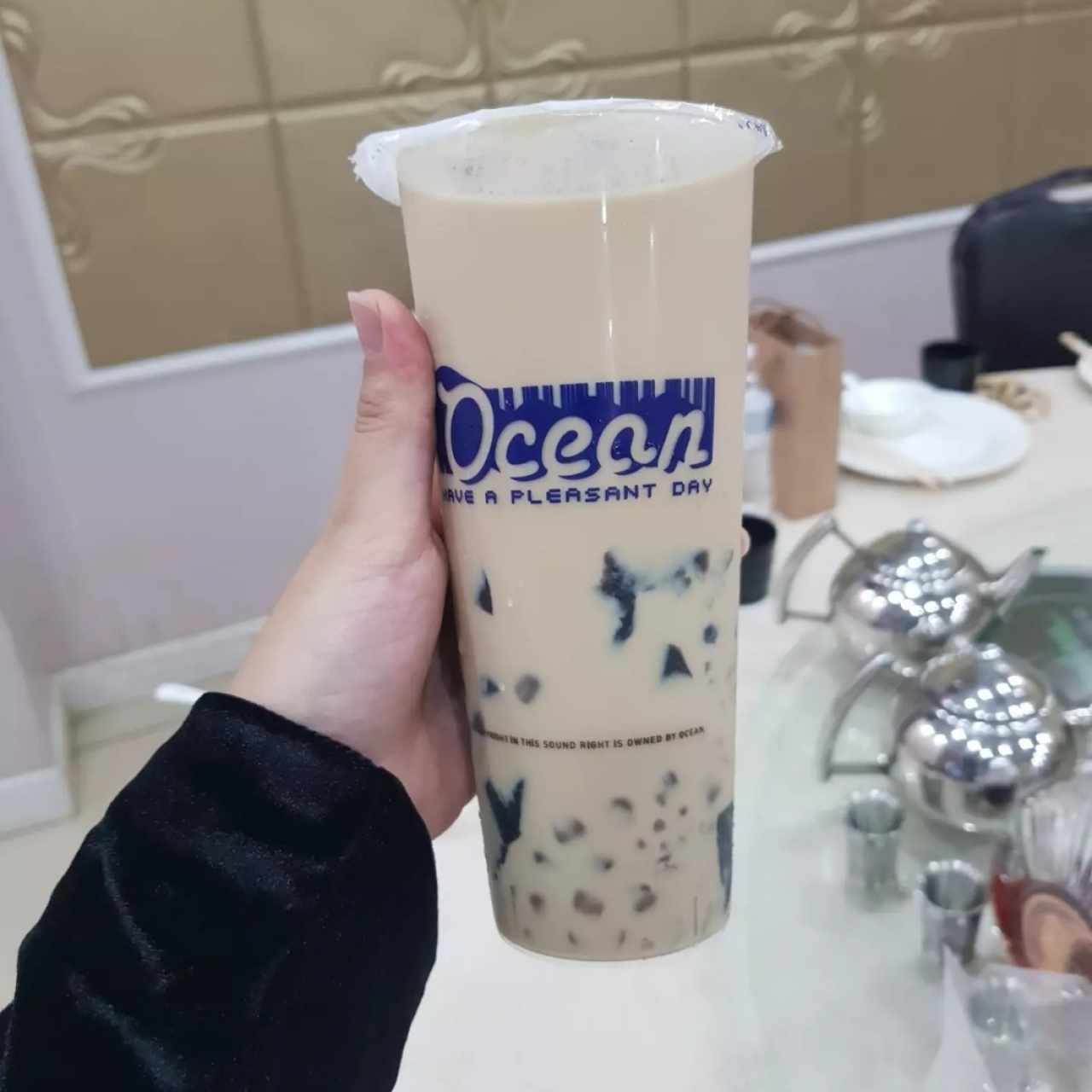 mix bubble tea